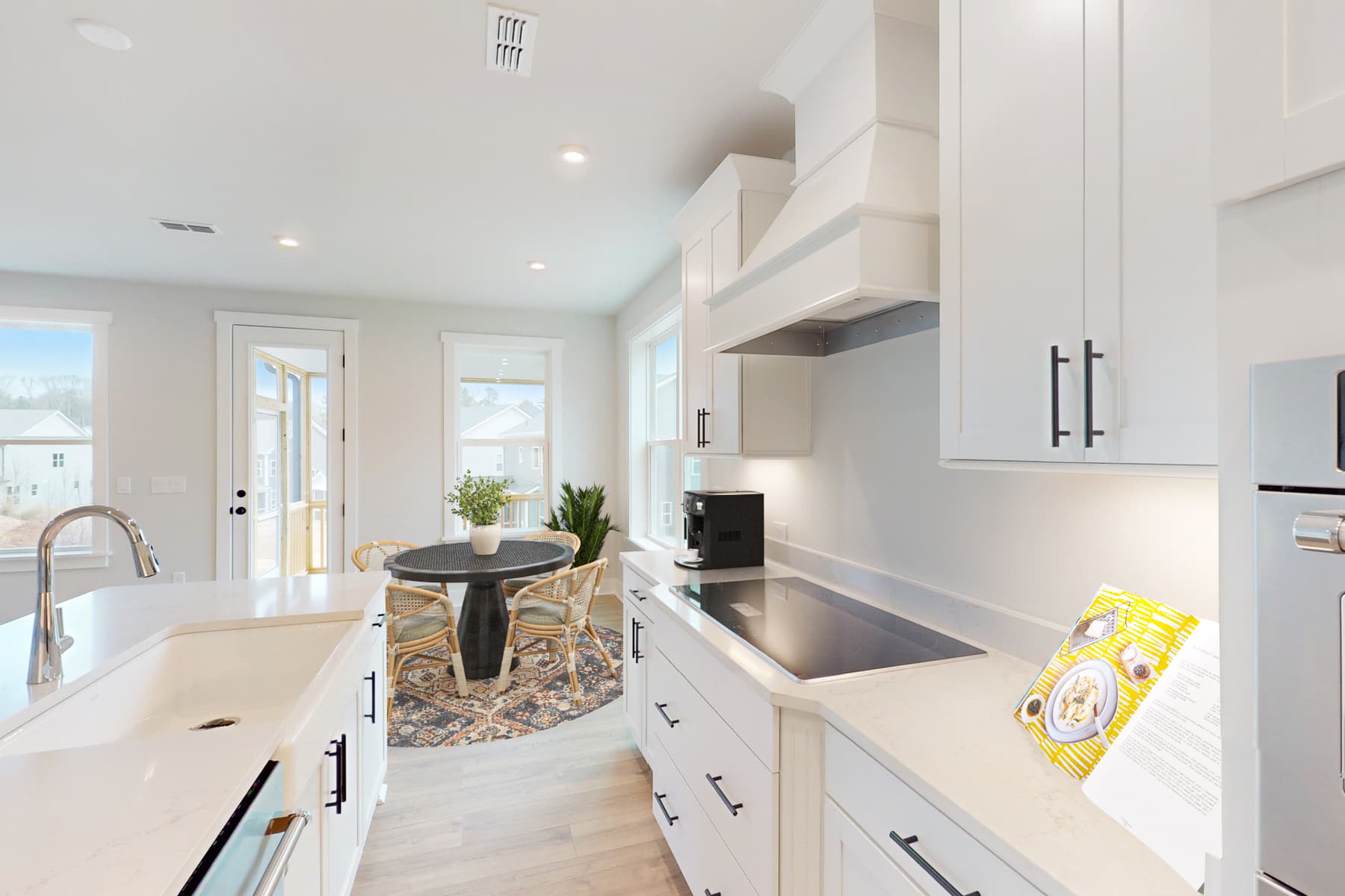 kitchen with built-in appliances with cooktop