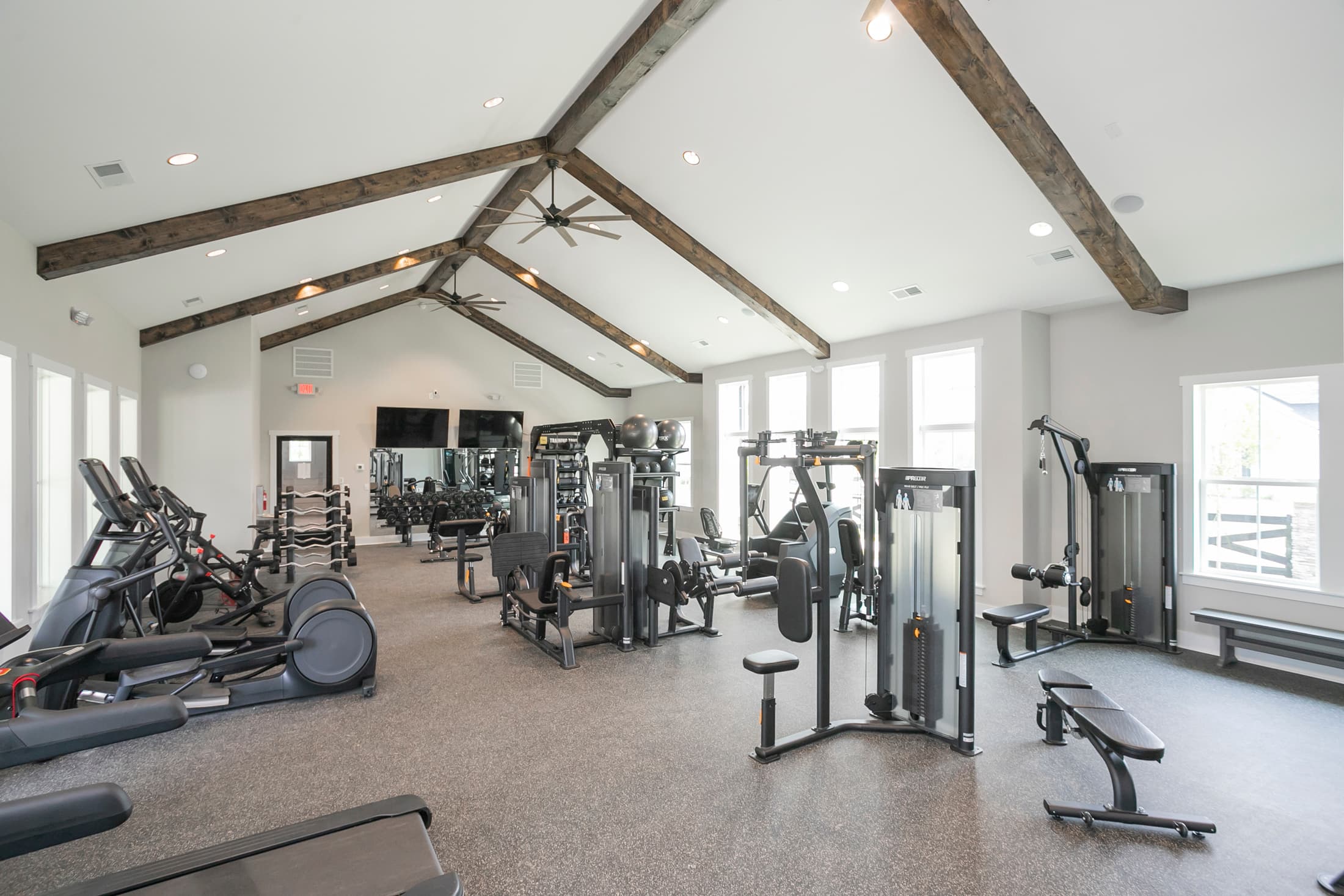 fitness center featuring workout equipment