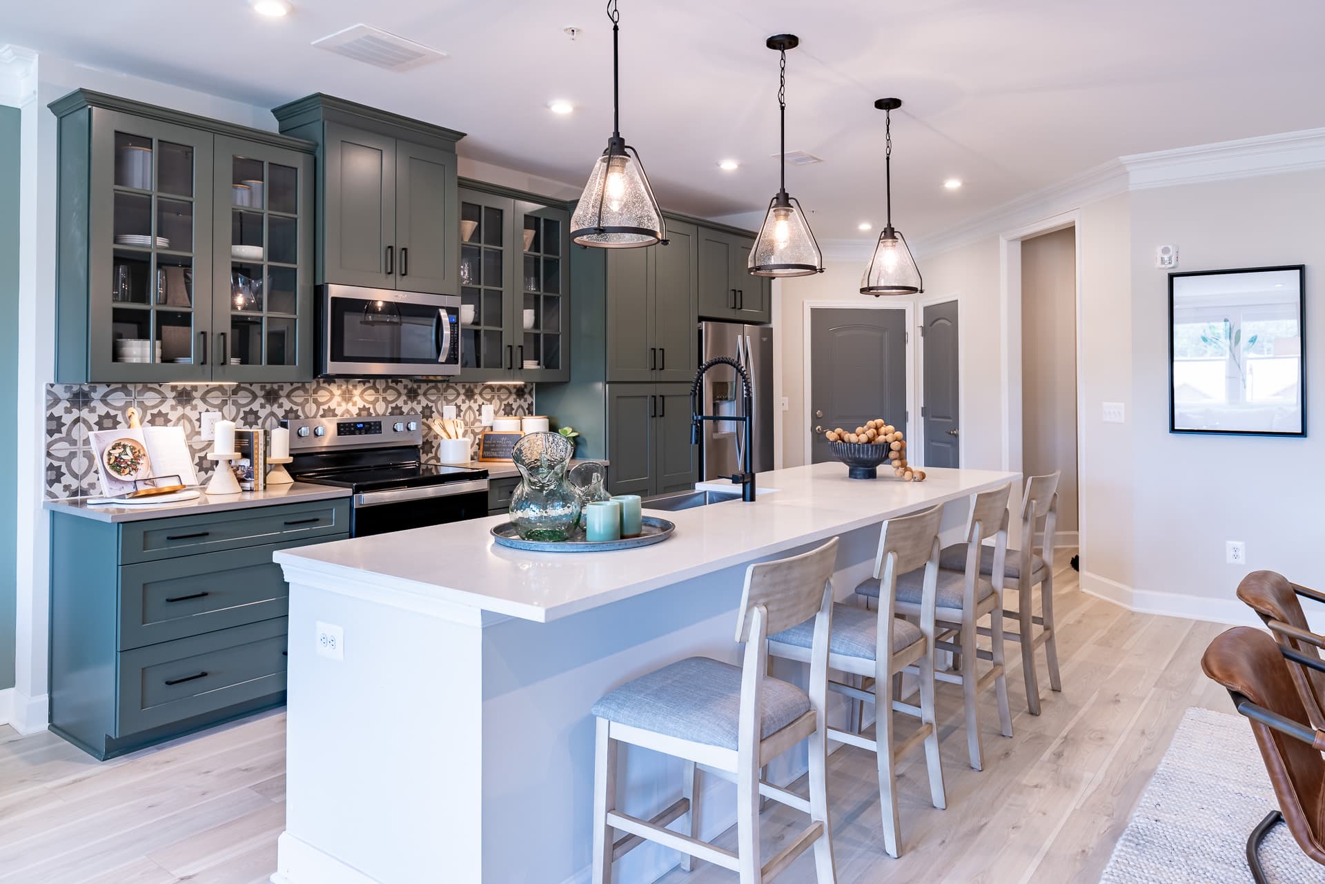 kitchen with stainless steel appliances