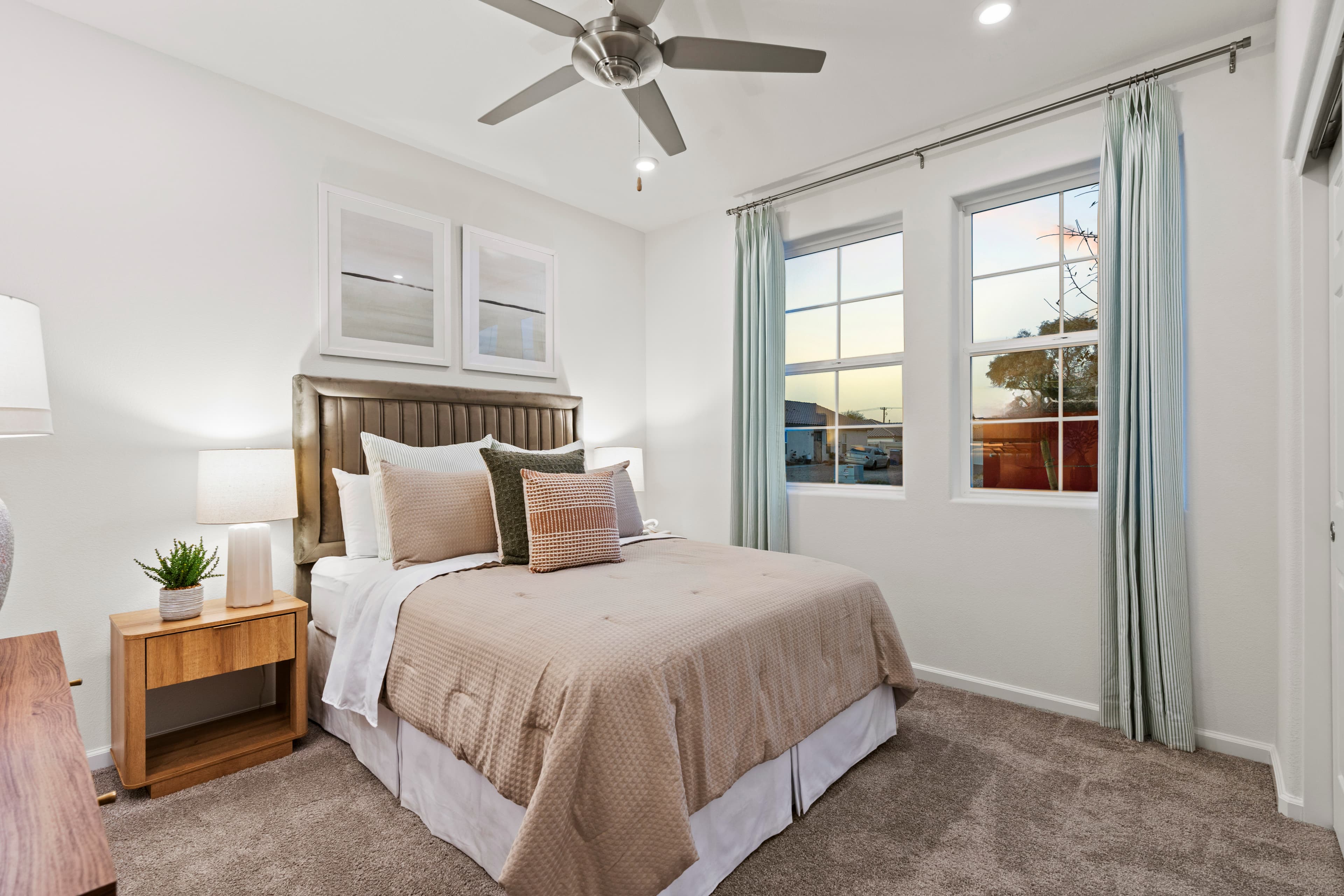 bedroom with bed and window