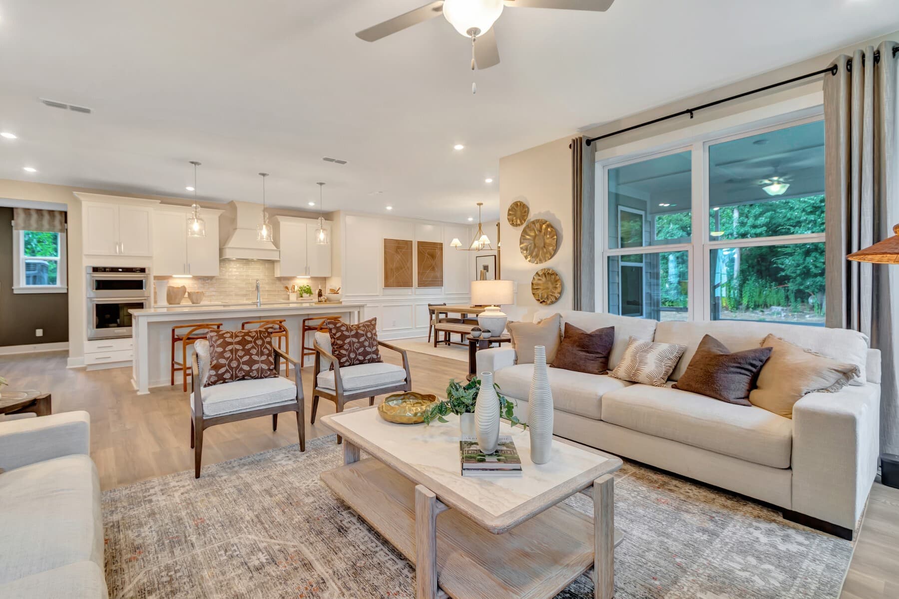 great room with access to kitchen