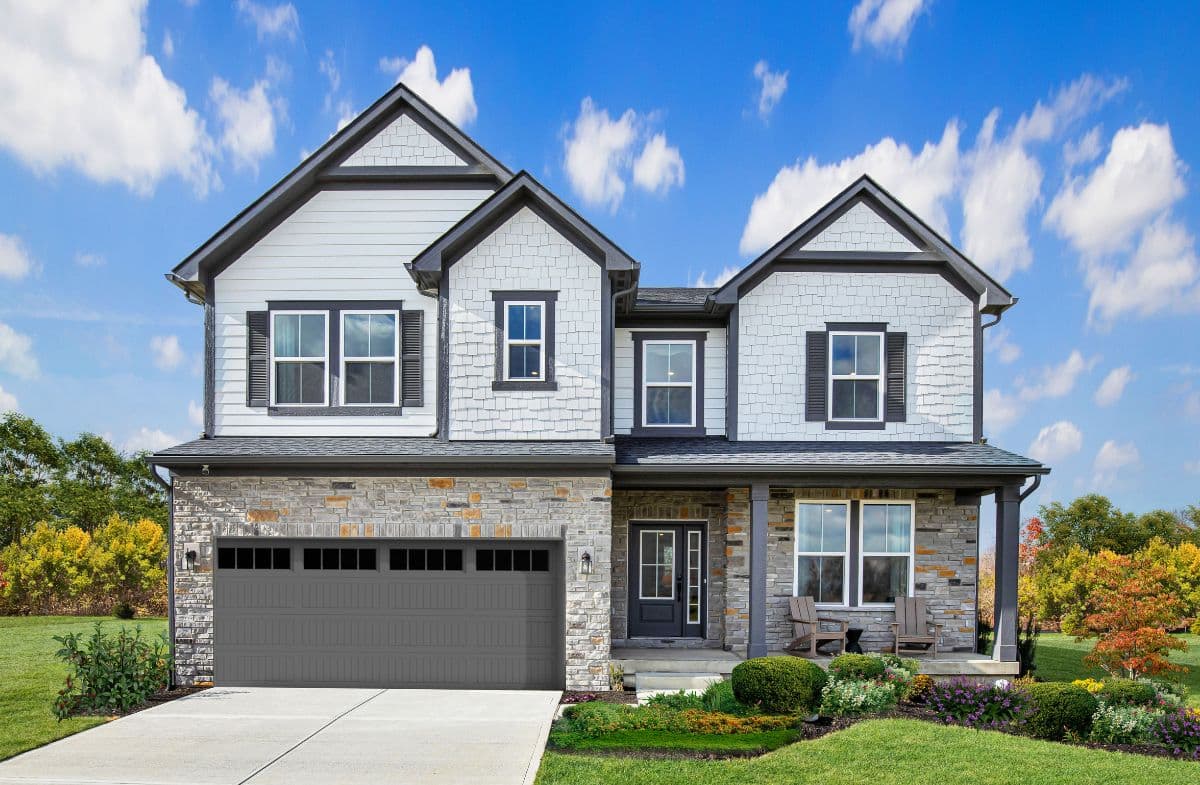 coastal exterior with front porch 